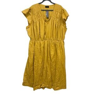Lane Bryant Yellow Midi Dress